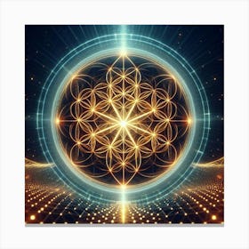 Flower Of Life 2 Canvas Print