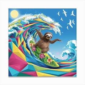 Surfs Up Nursery Kids (8) Canvas Print