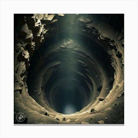 Hole In The Ground Canvas Print