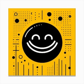 Smiley Face 21 Canvas Print