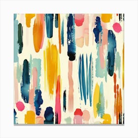 Watercolor Splatters 9 Canvas Print