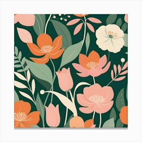 Floral Pattern 41 Canvas Print