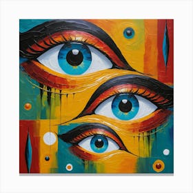 Two Eyes Canvas Print