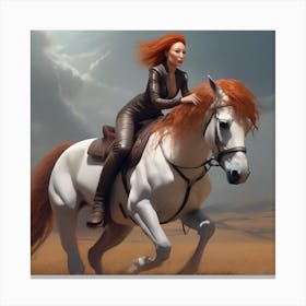 Equestrian Tori Canvas Print