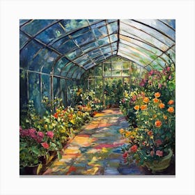 Greenhouse Art Canvas Print