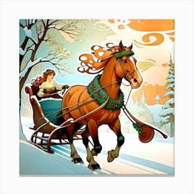 Sleigh Ride Canvas Print