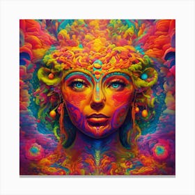Distorted Psychedelic And Trippy Motivation (1) Canvas Print