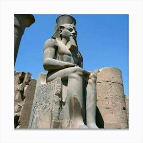 Egyptian Statue 16 Canvas Print