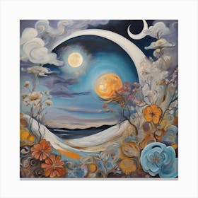 Soft night Canvas Print