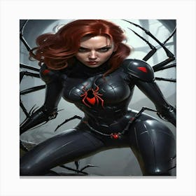 Black Widow 1 Canvas Print