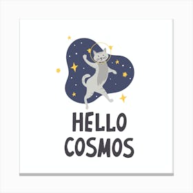 Hello Cosmos Canvas Print