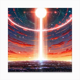 Starry Sky Canvas Print