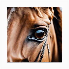 Close Up Of A Horse'S Eye 5 Canvas Print