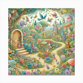 Fairy Garden 2 Canvas Print