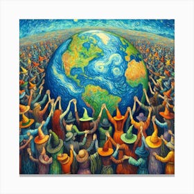 World Of People Canvas Print