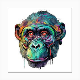 Chimpanzee 10 Leinwandbild