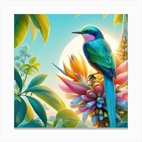 A Beautiful Image Of A Bird 3 Canvas Print