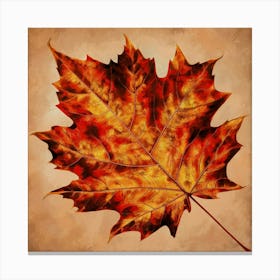 Autumn Leaf 1 Canvas Print