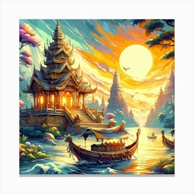 Thailand Painting 1 Canvas Print