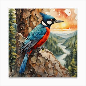 Woodpecker  Canvas Print