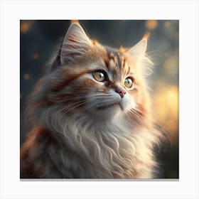 Cat Portrait Canvas Print