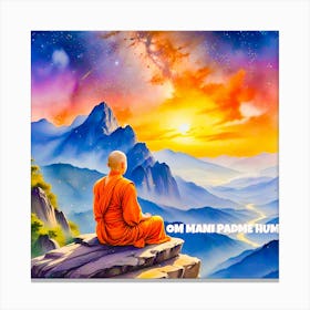 OM MANI PADME HUM Canvas Print