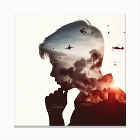 Double Exposure Canvas Print