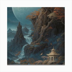 Asian Landscape Canvas Print