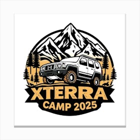 Xterra Camp Logo Canvas Print