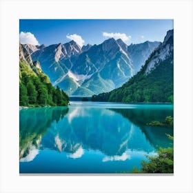 Alpine Lake Canvas Print