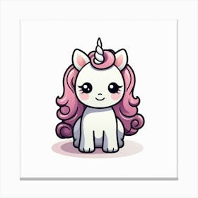 Cute Unicorn 612 Canvas Print