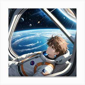 Space Explorer Canvas Print