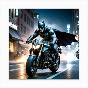 Batman The Dark gh Knight Rises Canvas Print
