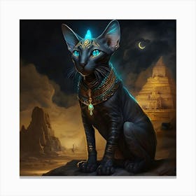 Egyptian Cat Canvas Print