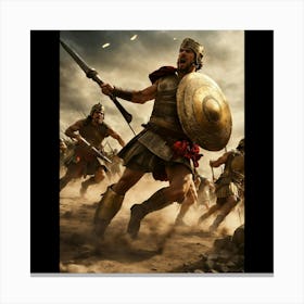 Sparta Warriors 4 Canvas Print