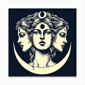 Three Goddesses 3 Canvas Print