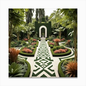 Tropical Garden 3 Canvas Print