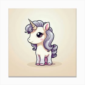 Cute Unicorn 330 Canvas Print