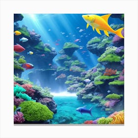 Coral Reef 2 Canvas Print