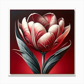 Tulip Painting Canvas Print