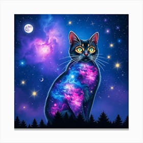 Galaxy Cat 1 Canvas Print