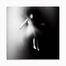 Girl In The Dark Canvas Print