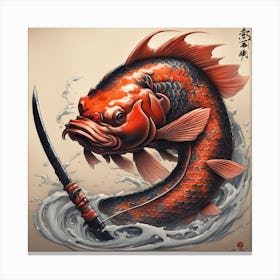 Koi Fish 4 Canvas Print