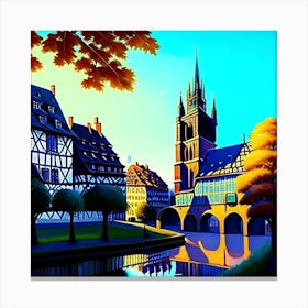 Französisches Burg Canvas Print