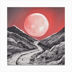 Full Moon In The Sky 1 Canvas Print