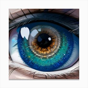 Blue Eye Canvas Print