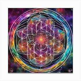 Flower of Life 111 Canvas Print