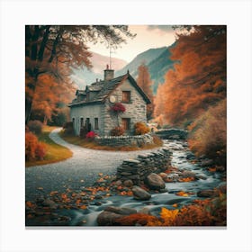 Autumn House Canvas Print