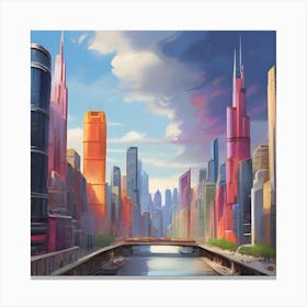 Chicago Cityscape Canvas Print