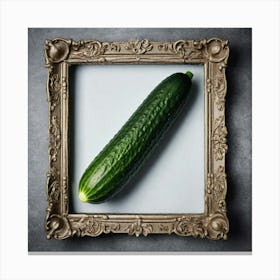 Cucumber In Frame Canvas Print